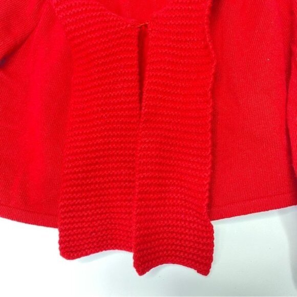 Moschino Cheap and Chic Cropped Sweater in Red Women Size 6 - Picture 3 of 6